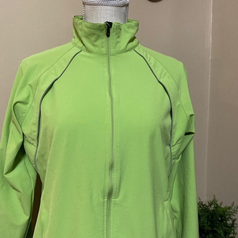 𝅺MOVING COMFORT Women Sport Jacket L Green